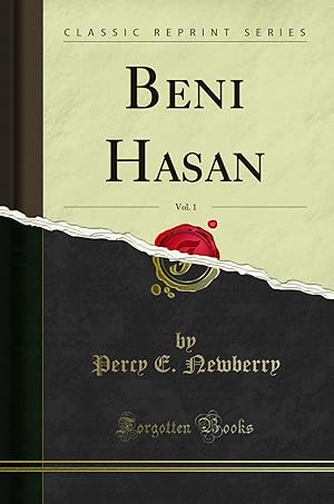 Bild des Verkufers fr Beni Hasan, Vol. 1 (Classic Reprint) zum Verkauf von Forgotten Books