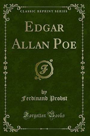 Seller image for Edgar Allan Poe (Classic Reprint) for sale by Forgotten Books