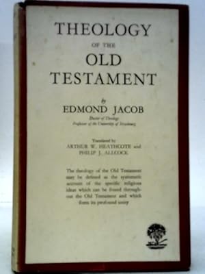 Seller image for Theology of the Old Testament for sale by World of Rare Books