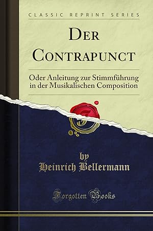 Image du vendeur pour Der Contrapunct (Classic Reprint) mis en vente par Forgotten Books