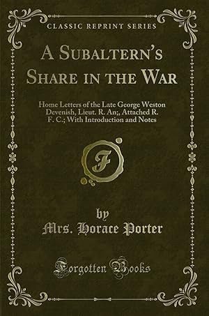 Immagine del venditore per A Subaltern's Share in the War (Classic Reprint) venduto da Forgotten Books