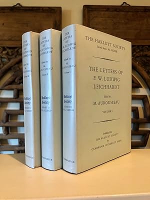 Image du vendeur pour The Letters of F.W. Ludwig Leichhardt -- COMPLETE set in three vols Second Series, No. CXXXIII, CXXXIV, CXXXV. mis en vente par Long Brothers Fine & Rare Books, ABAA