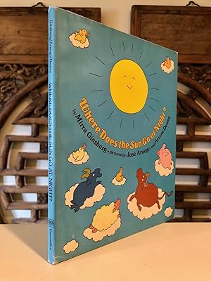 Imagen del vendedor de Where Does the Sun Go at Night? REVIEW Copy with Dust Jacket Adapted from an Armenian Song a la venta por Long Brothers Fine & Rare Books, ABAA