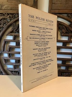 Image du vendeur pour The Polish Review Vol. VI, No. 4 Autumn, 1961 -- Imre Boba's Copy mis en vente par Long Brothers Fine & Rare Books, ABAA
