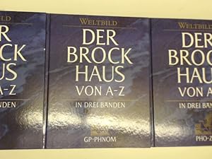 Der Brockhaus von A - Z (hier komplett in drei Bänden);