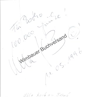 Bild des Verkufers fr Original Autogramm Ulla Kock am Brink /// Autograph signiert signed signee zum Verkauf von Antiquariat im Kaiserviertel | Wimbauer Buchversand