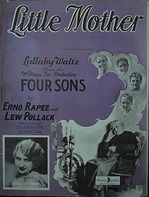 Seller image for Four Sons Sheet Music 1928 Margaret Mann, James Hall for sale by AcornBooksNH