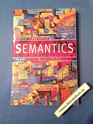 Seller image for Semantics (Palgrave Modern Linguistics). for sale by Antiquariat BehnkeBuch