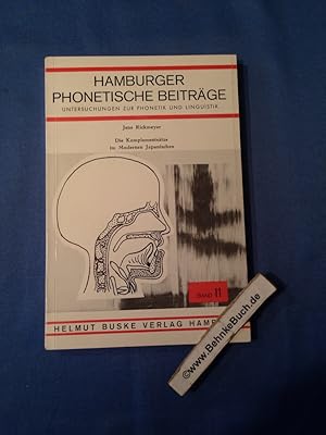 Seller image for Die Komplementstze im modernen Japanischen. Hamburger phonetische Beitrge ; Band 11. for sale by Antiquariat BehnkeBuch