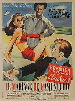 "LE MARIAGE DE RAMUNTCHO" Réalisé par Max de VAUCORBEIL en 1946 d'après le roman de Pierre LOTI a...