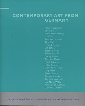 Imagen del vendedor de Contemporary art from Germany : . painting in dialogue with other media . ; [17 June 2004 - 17 September 2004, European Central Bank ; Franz Ackermann .]. [ed. by European Central Bank]. Foreword Axel A. Weber. Introd. Jean-Claude Trichet a la venta por Versandantiquariat Ottomar Khler