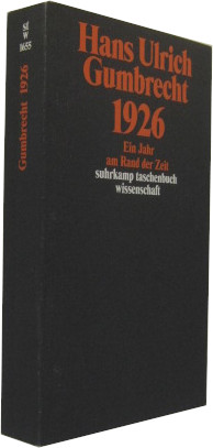 Bild des Verkufers fr 1926 - Ein Jahr am Rand der Zeit. bersetzt von Joachim Schulte. zum Verkauf von Rotes Antiquariat