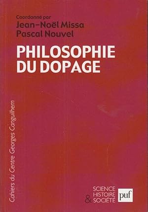 Imagen del vendedor de Philosophie du dopage a la venta por PRISCA