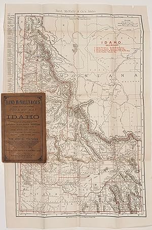 Rand McNally and Co.'s Indexed County and Township Pocket Map and Shippers Guide of Idaho. Accomp...