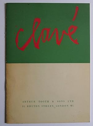 Paintings by Antoni Clavé. Arthur Tooth & Sons Ltd, London October 28-November 15, 1958