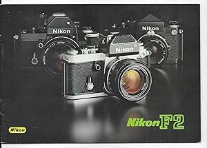 Nikon F2 folleto en Ingles impreso en Japon