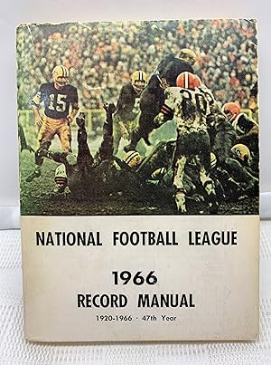 1966 National Football League RECORD MANUAL. 47th Year