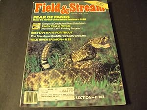 Field And Stream May 1985 Avoid Venomous Snakes, Baits for Trout, Salmon