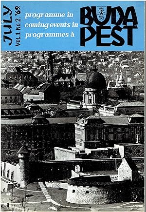 Coming Events in Budapest (July 1969, Vol. 1. No. 2)