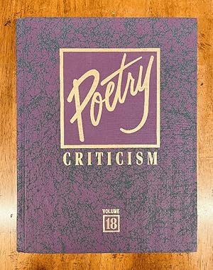 Image du vendeur pour Poetry Criticism (Poetry Criticism, 18) mis en vente par Last Word Books