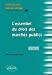 Image du vendeur pour L'essentiel Du Droit Des Marchs Publics : Fiches De Cours Et Exercices Corrigs mis en vente par RECYCLIVRE