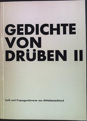 Seller image for Gedichte von Drben II: Lyrik und Propagandaverse aus Mitteleuropa for sale by books4less (Versandantiquariat Petra Gros GmbH & Co. KG)