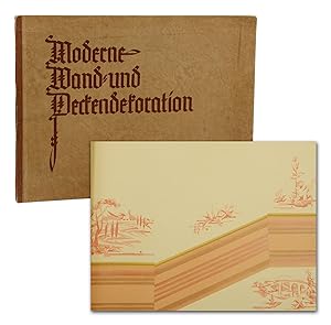 Imagen del vendedor de Moderne Wand und Deckendekoration (1930s German wallpaper catalog) a la venta por Burnside Rare Books, ABAA