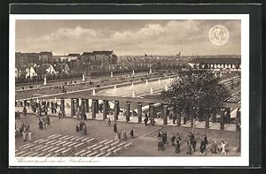 Bild des Verkufers fr Ansichtskarte Dsseldorf, Grosse Reichsausstellung Schaffendes Volk 1937, Wasserspiele in der Gartenschau zum Verkauf von Bartko-Reher