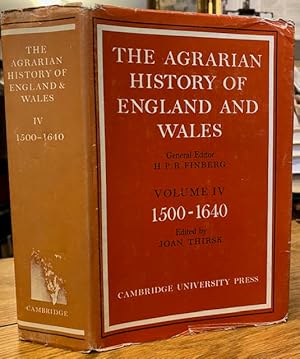 Immagine del venditore per The Agrarian History of England and Wales, Volume IV, 1500-1640 venduto da Foster Books - Stephen Foster - ABA, ILAB, & PBFA