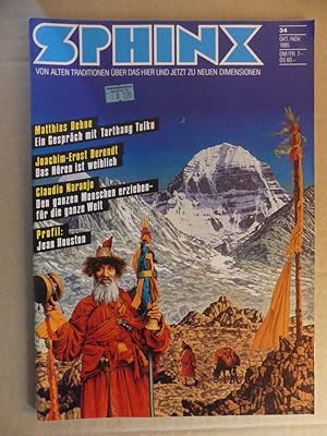 Seller image for SPHINX 34, Oktober/ November 1985. Von alten Traditionen ber das Hier und Jetzt zu neuen Dimensionen. - Matthias Dehne: Ein Gesprch mit Tarthang Tulku. for sale by Antiquariat Maralt