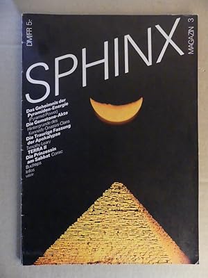 Seller image for SPHINX Magazin 3, Oktober 1978. - Das Geheimnis der Pyramiden-Energie. for sale by Antiquariat Maralt