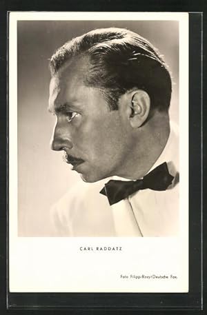 Bild des Verkufers fr Ansichtskarte Schauspieler Carl Raddatz in dem Film Oase zum Verkauf von Bartko-Reher