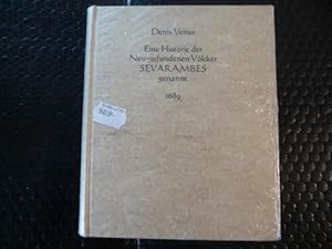 Imagen del vendedor de Eine Historie der neu-gefundenen Voelcker Sevarambes genannt - 1689 - mit einem Nachwort, Bibliographie und Dokumenten zur Rezeptionsgeschichte - Originaltitel: Histoire des Svarambes (=Reihe: Deutsche Neudrucke - Reihe Barock - Band: 39) a la venta por Gebrauchtbcherlogistik  H.J. Lauterbach