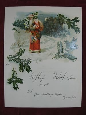 Schmuckblatt Weihnachtswünsche 1912.