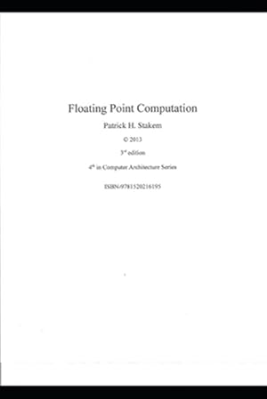 Image du vendeur pour Floating Point Computation mis en vente par GreatBookPrices