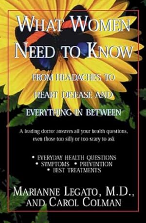 Imagen del vendedor de What Women Need to Know : From Headaches to Heart Disease and Everything in Between a la venta por GreatBookPrices