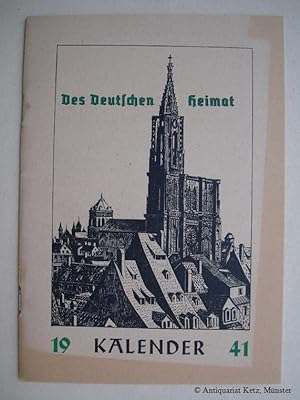 Des Deutschen Heimat. Kalender 1941.