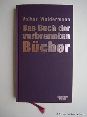 Bild des Verkäufers für Das Buch der verbrannten Bücher. 2. Aufl. zum Verkauf von Antiquariat Hans-Jürgen Ketz