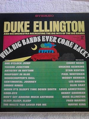 Seller image for Will Big Bands Ever Come Back?: Recreating the Big Hits of the Big Bands [Audio][Vinyl][Sound Recording] for sale by The Librarian's Books