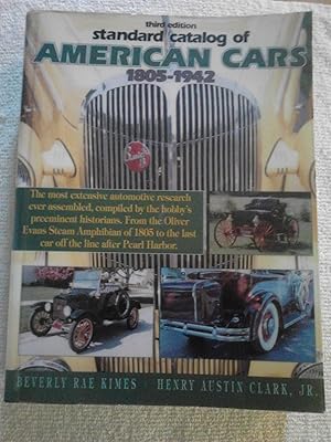 Seller image for Standard Catalog of American Cars: 1805-1942 for sale by The Librarian's Books