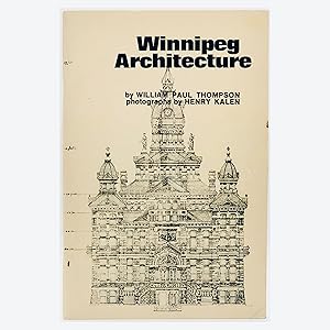 Imagen del vendedor de Winnipeg Architecture a la venta por Black's Fine Books & Manuscripts