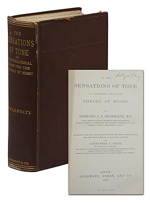 Bild des Verkufers fr On the Sensations of Tone as a Physiological Basis for the Theory of Music zum Verkauf von Burnside Rare Books, ABAA