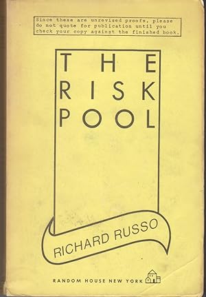 Seller image for The Risk Pool for sale by Beasley Books, ABAA, ILAB, MWABA