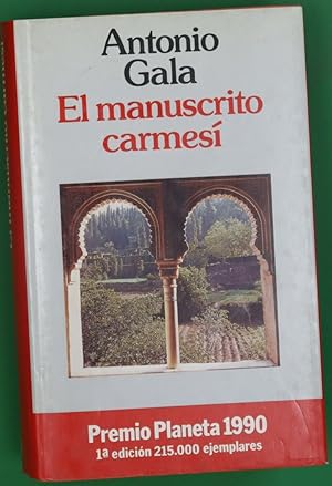 Imagen del vendedor de El manuscrito carmes a la venta por Librera Alonso Quijano