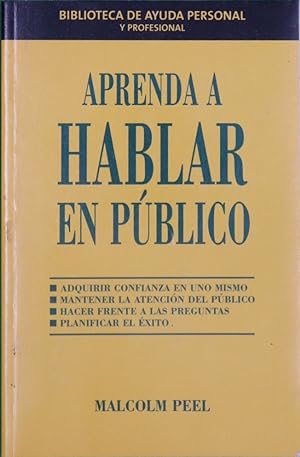 Imagen del vendedor de Aprenda a hablar en público a la venta por Librería Alonso Quijano
