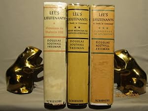 Seller image for Lees Lieutenants a Study in Command Vol I Manassas to Malvern Hill, Vol II Cedar Mountain to Chancellorsville, Vol III Gettysburg to Appomattox. for sale by J & J House Booksellers, ABAA