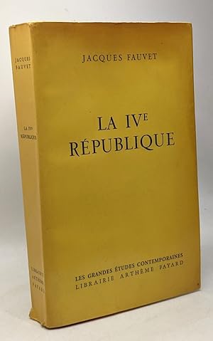 Seller image for La IVe rpublique for sale by crealivres