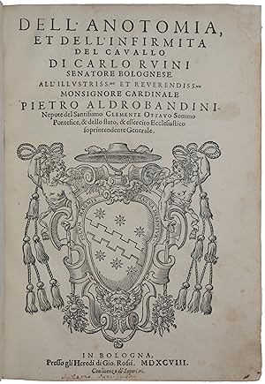 Image du vendeur pour Dell'anotomia [sic], et dell'infirmit del cavallo mis en vente par SOPHIA RARE BOOKS