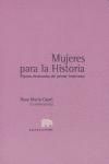 Imagen del vendedor de MUJERES PARA LA HISTORIA a la venta por Agapea Libros