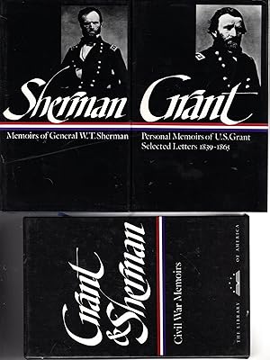 Bild des Verkufers fr Grant and Sherman: Civil War Memoirs Boxed Set ( 2 volumes) (Library of America) zum Verkauf von Dorley House Books, Inc.